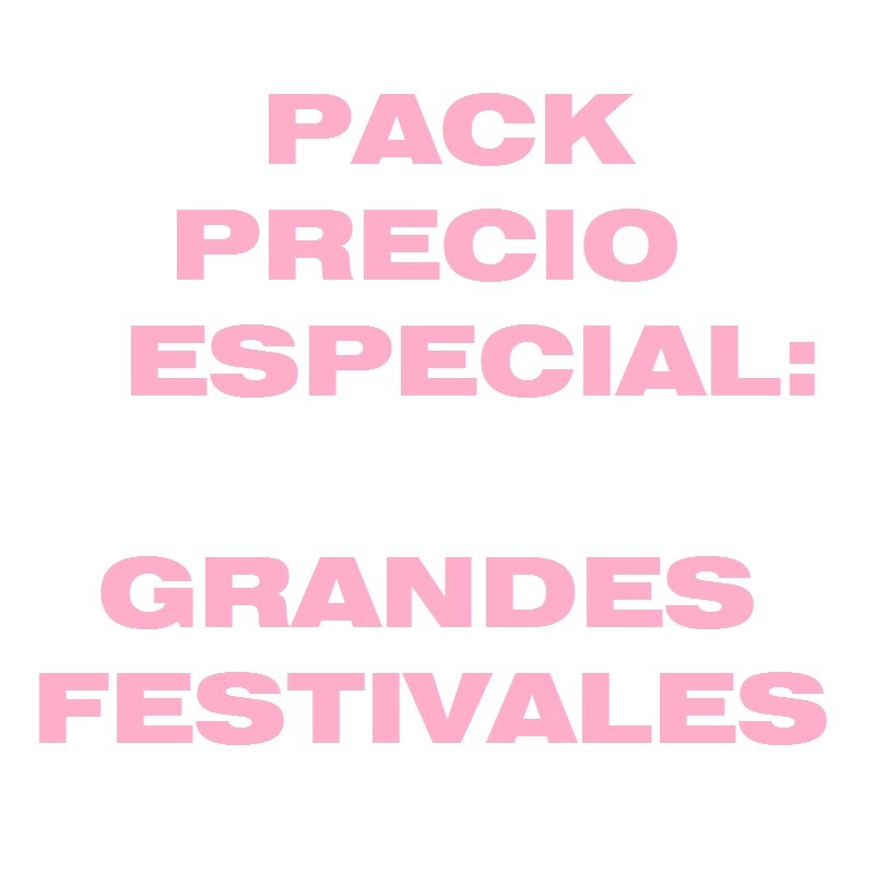 Pack CDs grandes festivales